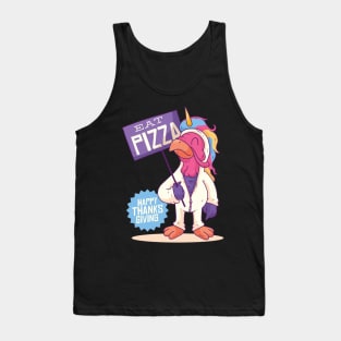 Truthahn gekleidet als Einhorn Tank Top